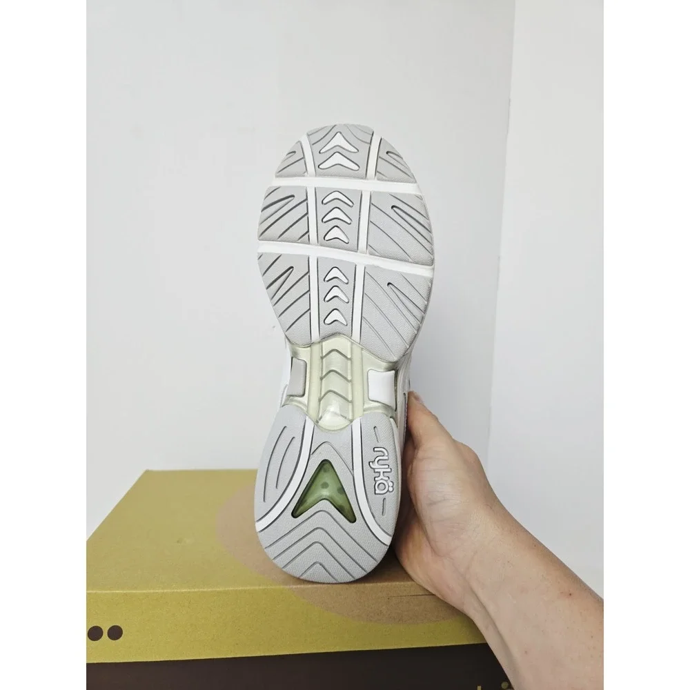 Ryka Womens Shoes NEW size 11W white grey athletic shoes